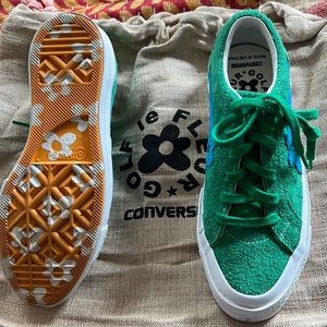 Converse x Tyler the Creator sneakers.